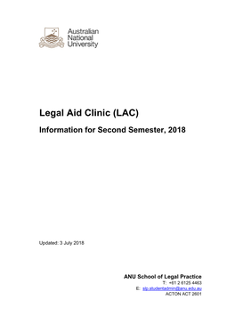 Legal Aid Clinic (LAC)