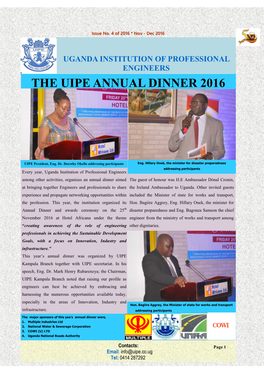 The Uipe Annual Dinner 2016