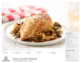 Classic Chicken Marsala