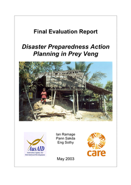 Disaster Preparedness Action Planning in Prey Veng