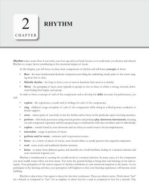 Rhythm Chapter