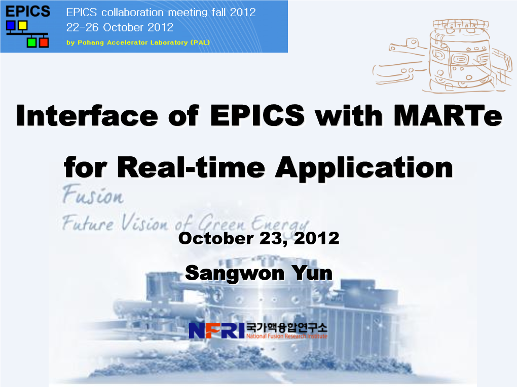 Interface of EPICS with Marte for Real-Time Application