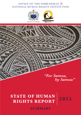 2015 State of Human Rights Report