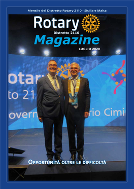 Scarica Il Rotary Magazine Di Luglio 2020 in Formato