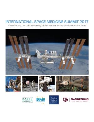 International Space Medicine Summit 2017