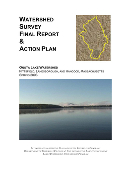 Watershed Survey Final Report and Action Plan
