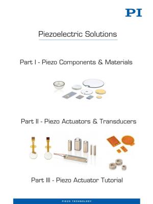 Piezoelectric Solutions: Piezo Components & Materials