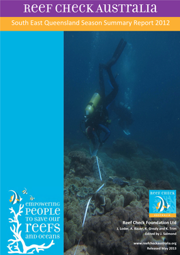 Reef Check Australia South East Queensland Survey Season