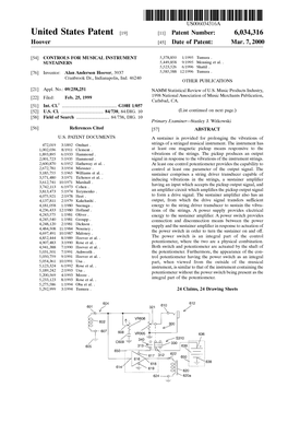 United States Patent (19) 11 Patent Number: 6,034,316