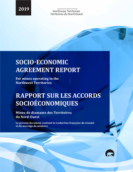 Socio-Economic Agreement Report Rapport Sur Les Accords
