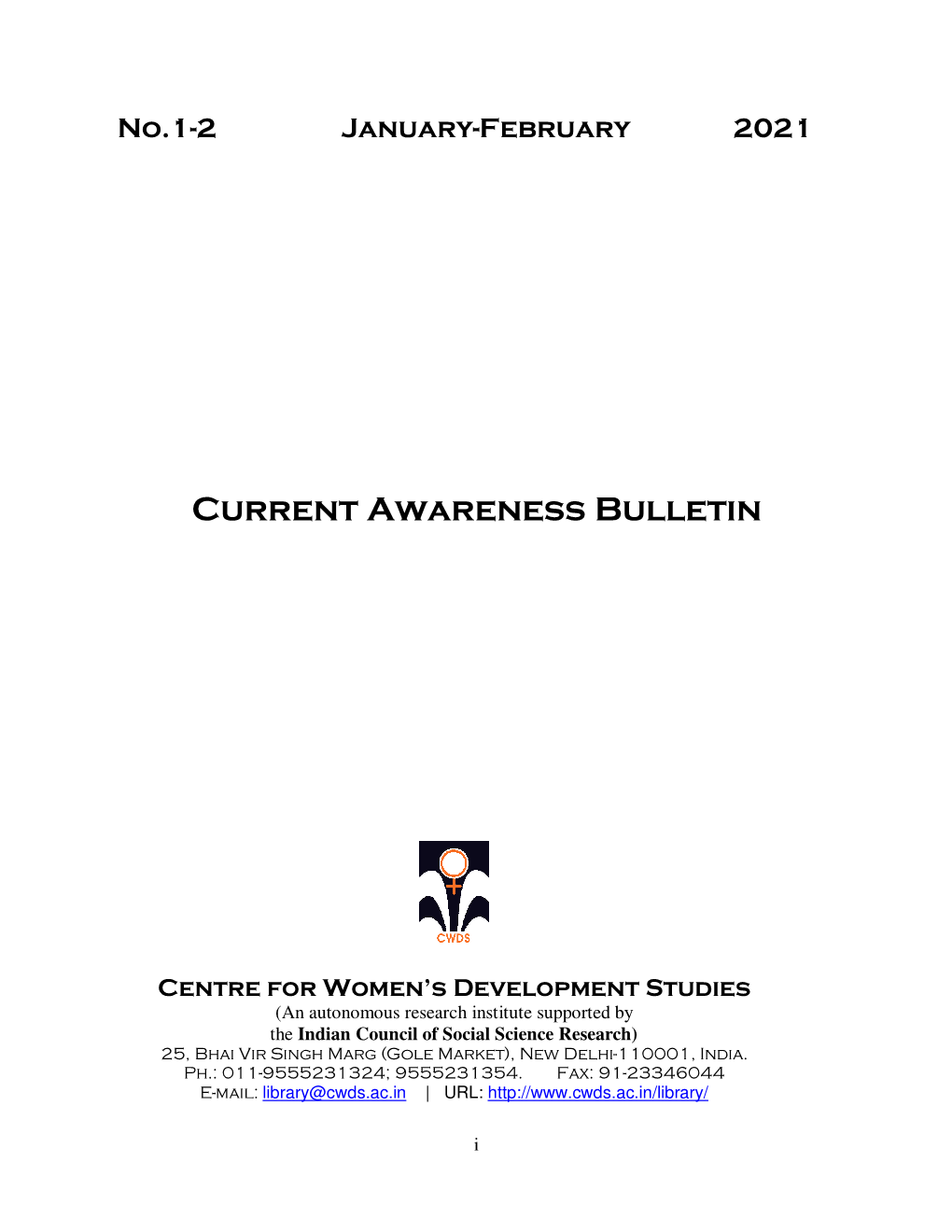 Current Awareness Bulletin