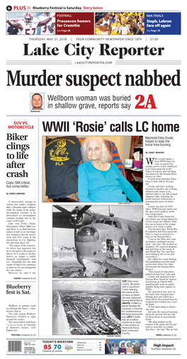 WWII ‘Rosie’ Calls LC Home Machinist Edna Crostic Biker Helped to Keep the Clings Home Fires Burning