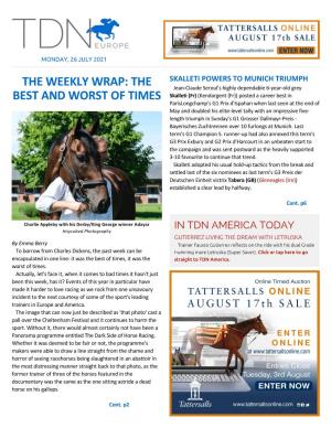 Tdn Europe • Page 2 of 12 • Thetdn.Com Monday • 26 July 2021