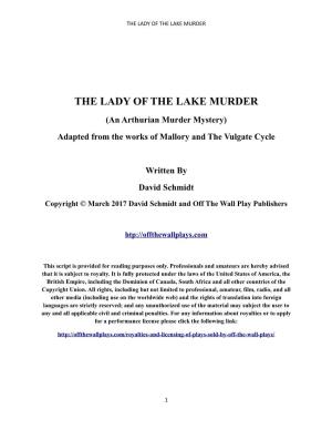 The Lady of the Lake Murder