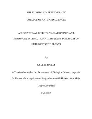 Variation in Plant- Herbivore