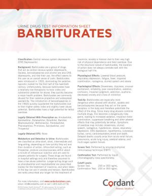Barbiturates