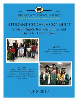 Student Code of Conduct 2018-2019