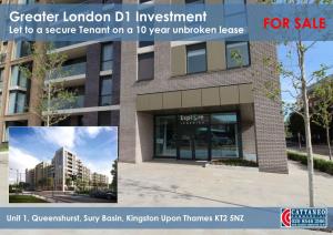Greater London D1 Investment Let to a Secure Tenant on a 10 Year Unbroken Lease for SALE