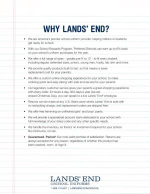 Why Lands' End?