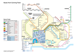 Buses from Canning Town