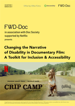 Changing the Narrative of Disability in Documentary Film: a Toolkit for Inclusion & Accessibility