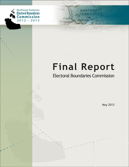 Final Report Electoral Boundaries Commission