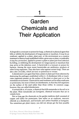Garden Chemicals and Their Application
