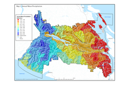 Map 1: Annual Mean Precipitation Nanaimo !