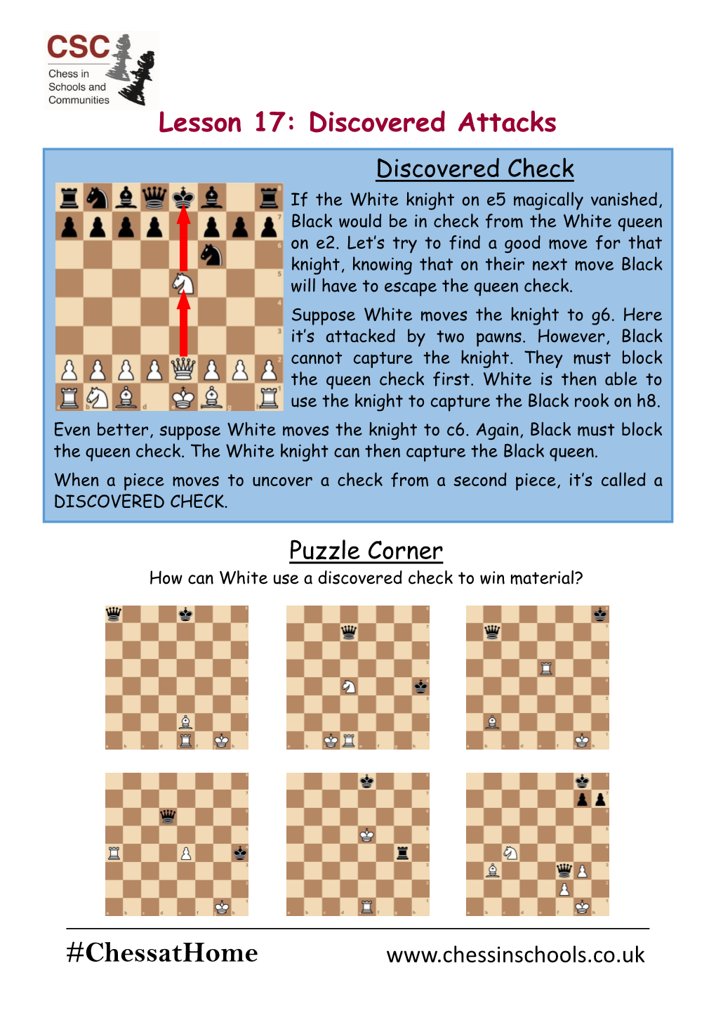 Discovered Attacks #Chessathome