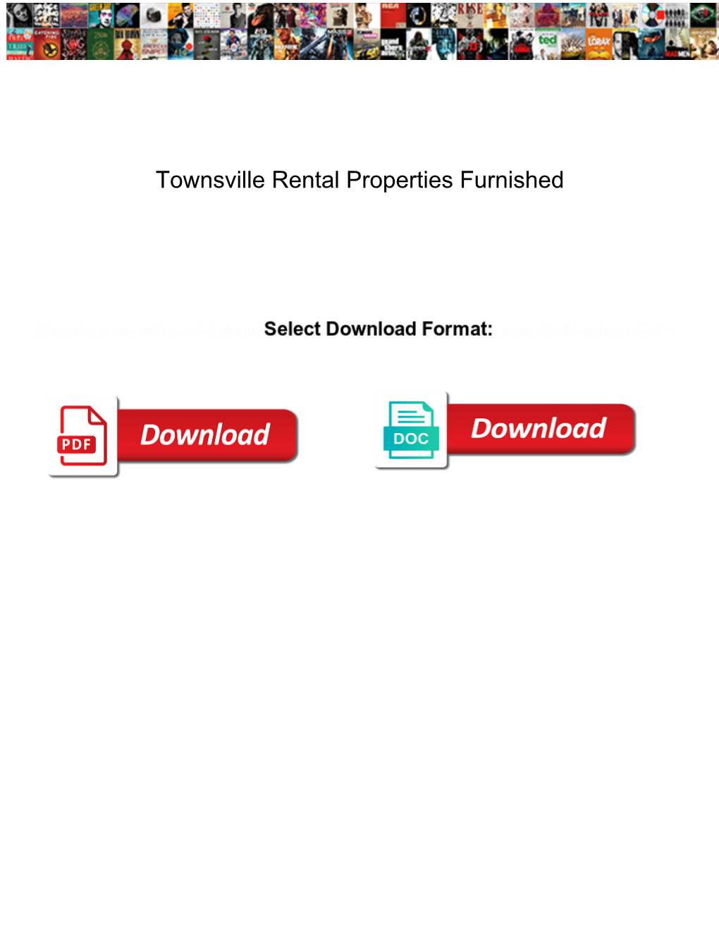 Townsville Rental Properties Furnished