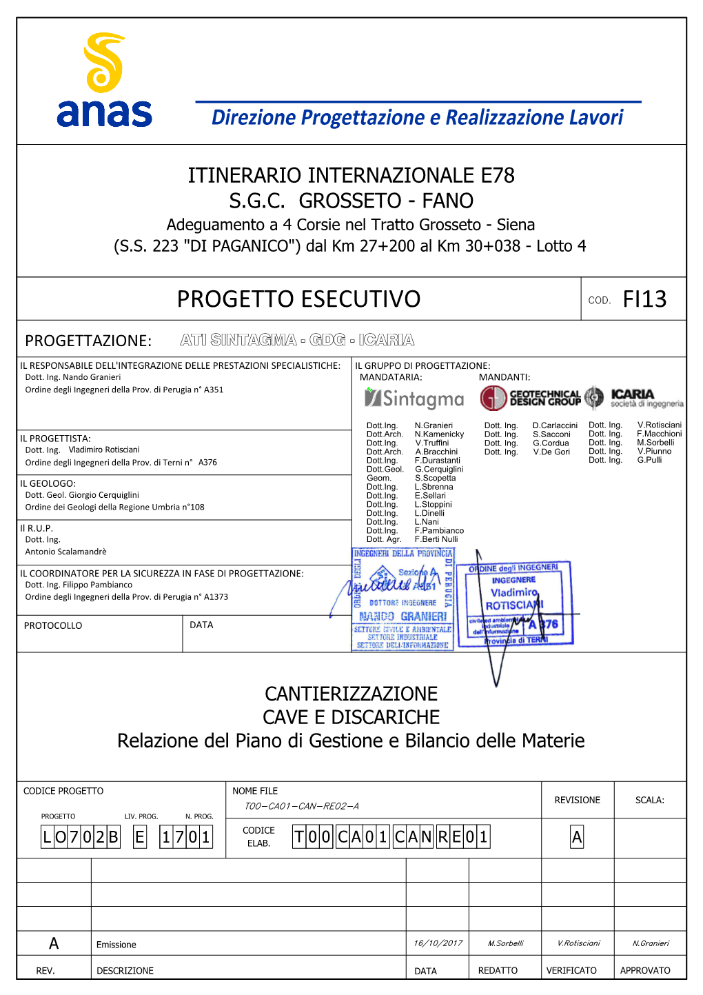 Itinerario Internazionale E78 Sgc Grosseto