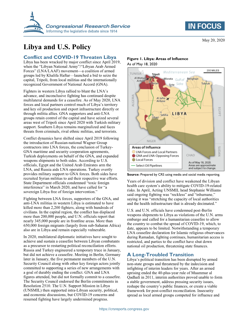 Libya and U.S. Policy