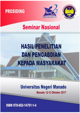 Seminar Nasional Hasil Penelitian Dan Pengabdian Kepada Masyarakat Universitas Negeri Manado 2017