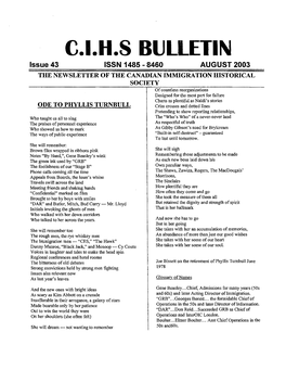 C.I.H.S Bulletin