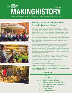 Support Field Trip Fun with the Detroit Historical Society!