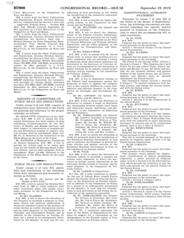 Congressional Record—House H7900