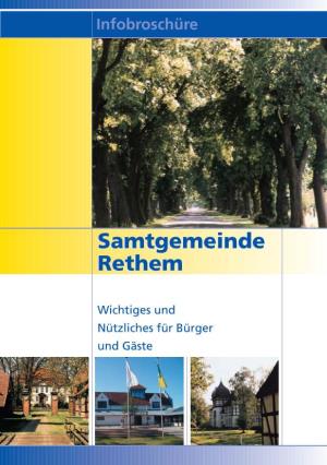 Bürger-Informationsbroschüre Der Samtgemeinde Rethem
