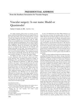 Vascular Surgery