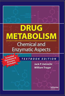 Drug Metabolism Chemical and Enzymatic Aspects Textbook Edition