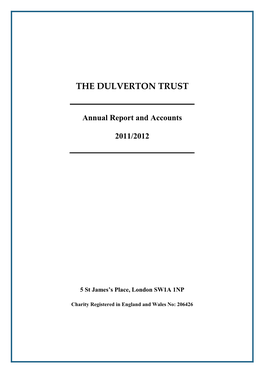 2011/12 Annual Report and Accounts