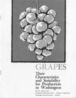 Their Characteristics and Suitability for Production in Washington