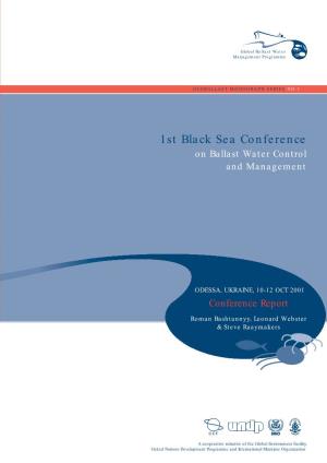 1St Black Sea Conference on Ballast Water Control and Management Conference Report