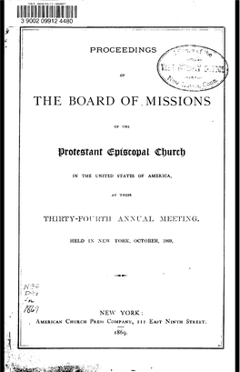 The Board of Missions