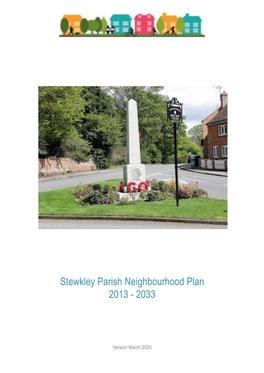 Stewkley Parish Neighbourhood Plan 2013 - 2033