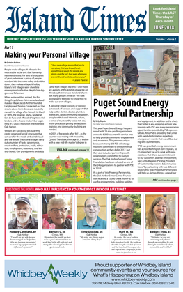 Puget Sound Energy Powerful Partnership