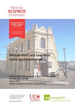 Waitaki Short and Long-Term Rental Accommodation