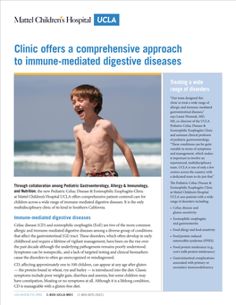Clinic Offers a Comprehensive Approach to Immune-Mediated Digestive Diseases