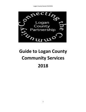 Guide to Logan County Community Services 2018