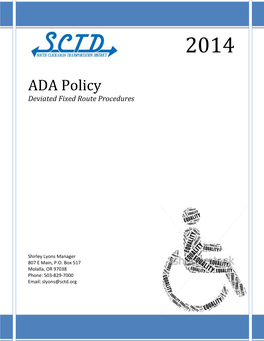 ADA Policy and Procedures