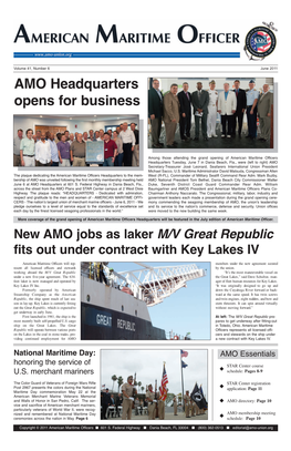 AMO Headquarters Opens for Business